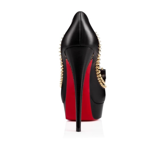 *NEW* Christian Louboutin Lady Chichi Gold - Black - Picture 2 of 2